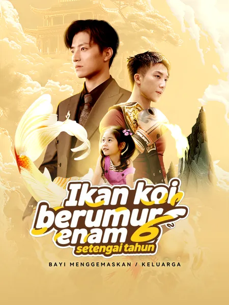 Ikan koi berumur enam setengah tahun