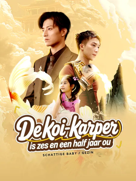 De koi-karper is zes en een half jaar oud