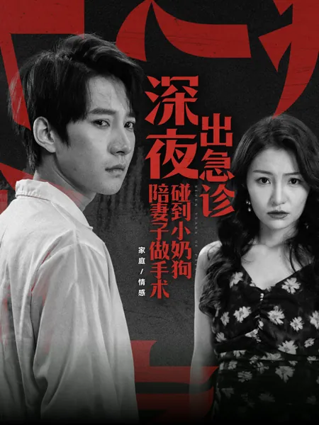 深夜出急诊，碰到小奶狗陪妻子做手术