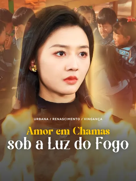 Amor em Chamas sob a Luz do Fogo