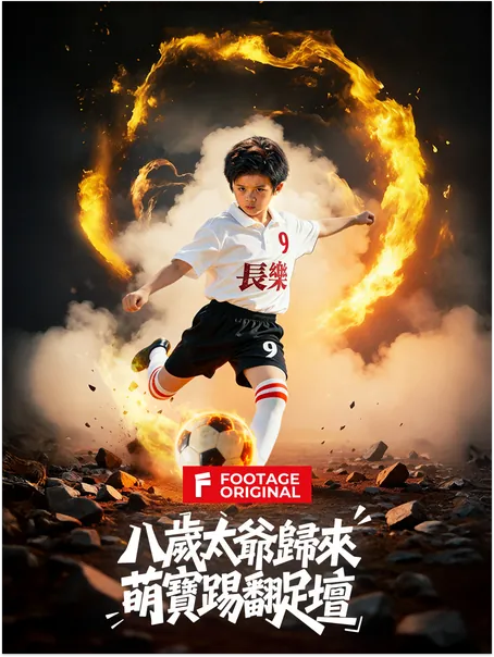 八歲太爺歸來，萌寶踢翻足壇