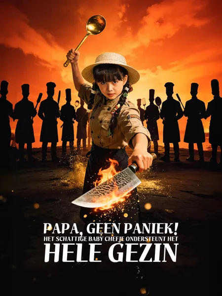 Papa, Geen Paniek! Het Schattige Baby Chefje Ondersteunt Het Hele Gezin
