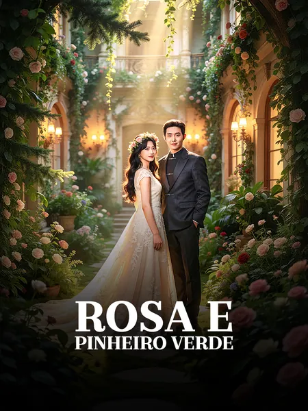 Rosa e Pinheiro Verde